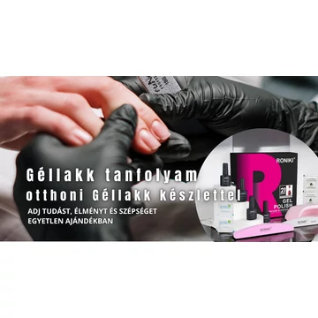 Géllakk tanfolyam + otthoni géllakk készlet ajándékutalvány formájában
