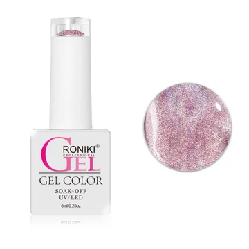 Roniki Mermaid cat eye TPO free gél lakk 14 - mágnesezhető