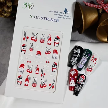 Roniki 3D karácsonyi matrica - öntapadó 