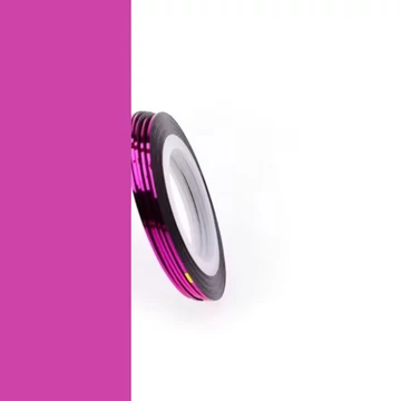 Roniki köröm díszítő csík - öntapadó - pink