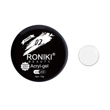 Roniki hema &amp; TPO free soft poly gel - white - 10g