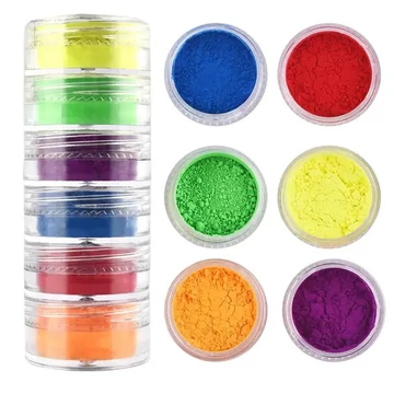 Roniki neon pigmentpor szett - A - 6db