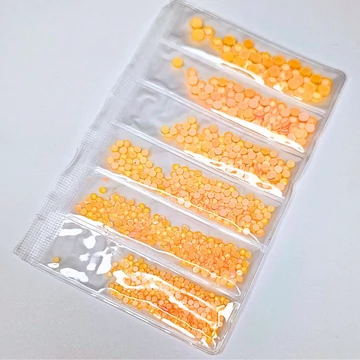 Roniki fluoreszkáló neon narancs strasszkő - SS4-SS20 méretben 