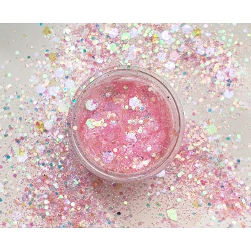 Irrizáló  glitter - rózsaszín #2