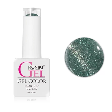 Roniki Reflective cat eye gél lakk 03 - mágnesezhető