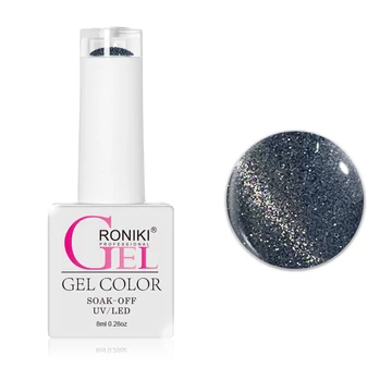 Roniki Reflective cat eye gél lakk 06 - mágnesezhető