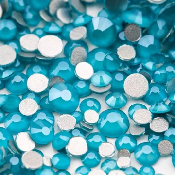 Roniki csiszolt strasszkő mix - SS4-SS20 - MRD lake blue