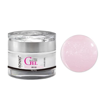 Roniki glitter builder gél - XB160 - 40g