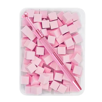 Roniki ombre szivacs és toll készlet - pink