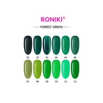 Roniki Forest green gél lakk box