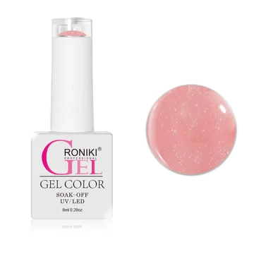 Roniki hema free Shine rubber base  02 - csillámos