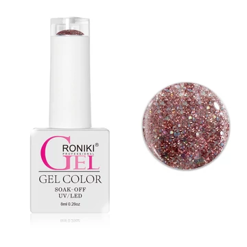 Roniki SF széria TPO free - 13 glitteres rozé gél lakk