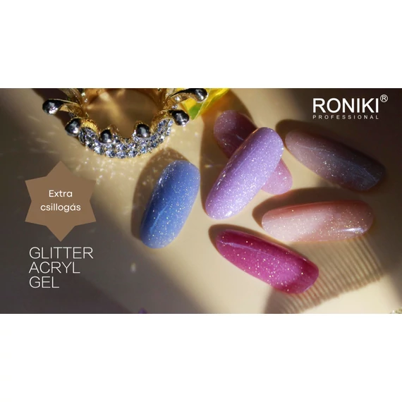 Roniki glitter poly gel - 11 - 30g