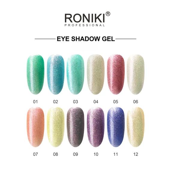Roniki Eye shadow gél 10 - 5g - dekorzselé