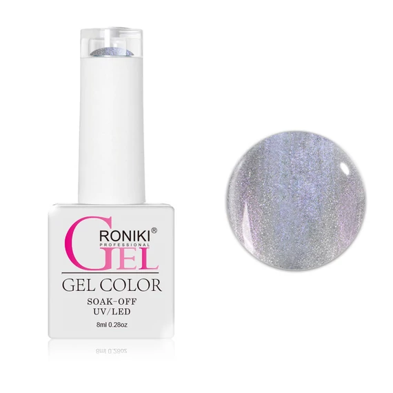 Roniki Mermaid cat eye TPO free gél lakk 02 - mágnesezhető