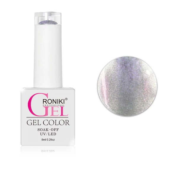 Roniki Mermaid cat eye TPO free gél lakk 08 - mágnesezhető