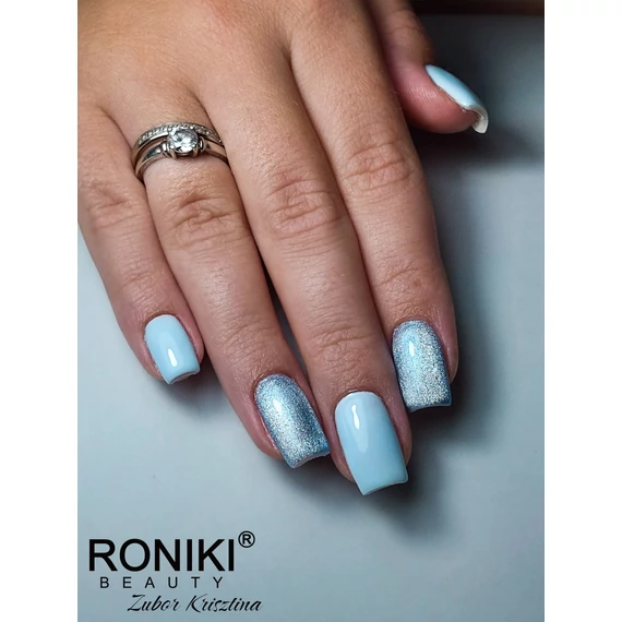 Roniki Mermaid cat eye gél lakk 12 - mágnesezhető