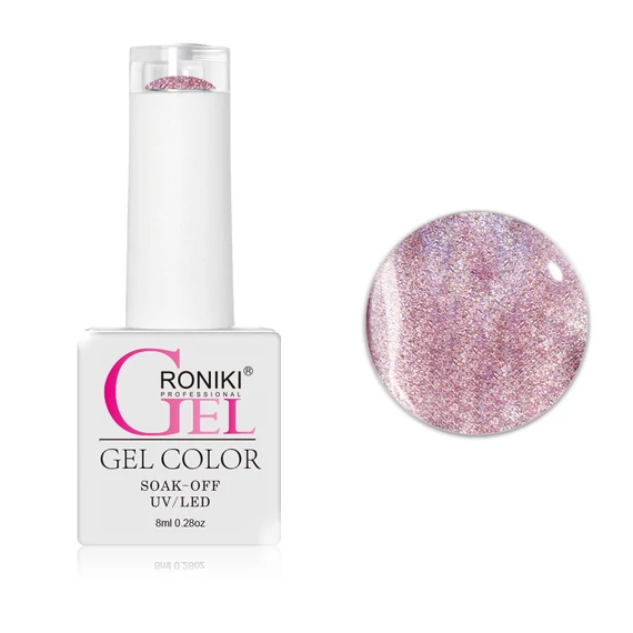 Roniki Mermaid cat eye TPO free gél lakk 14 - mágnesezhető