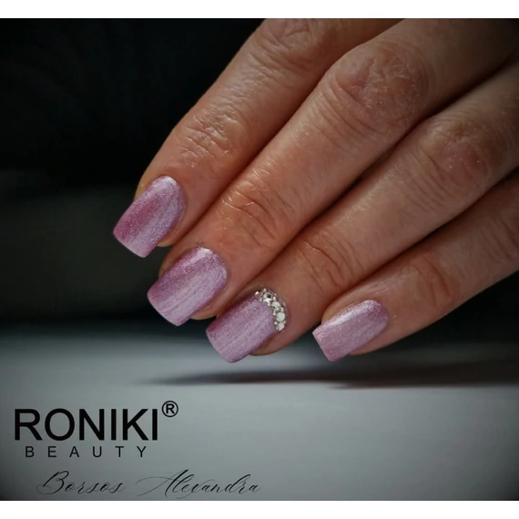 Roniki Mermaid cat eye gél lakk 14 - mágnesezhető