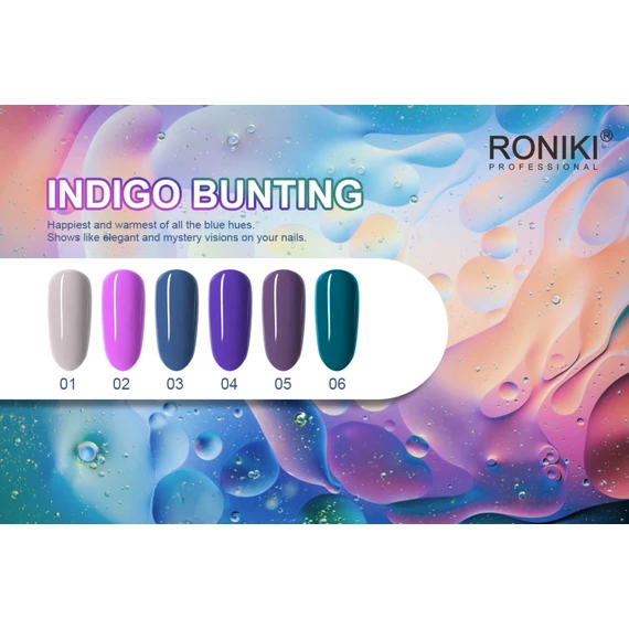 Roniki Indigo bunting gél lakk box
