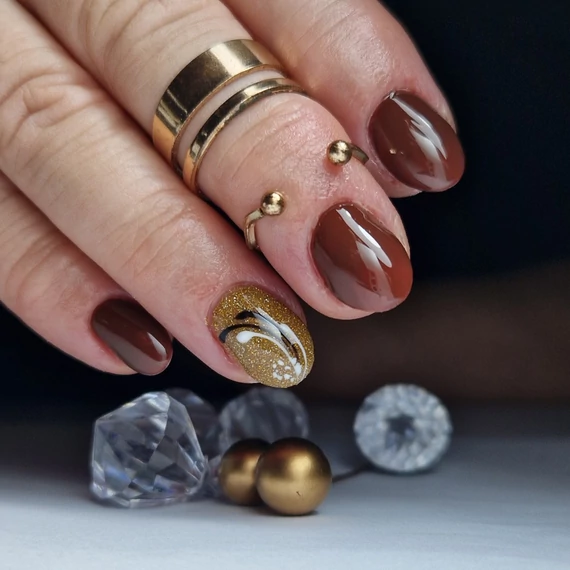 Roniki Vanilla latte széria hema & TPO free - 04 gél lakk