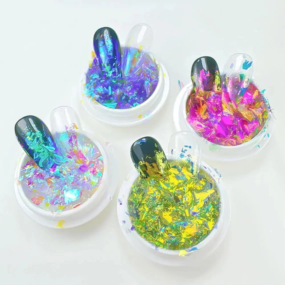 Roniki aurora flakes - blue