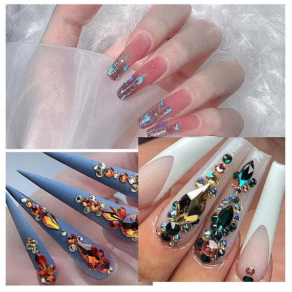 Vegyes forma strassz több méretben - crystal aurum