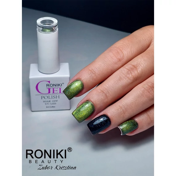 Roniki Variety magic cat eye gél lakk 11 - mágnesezhető