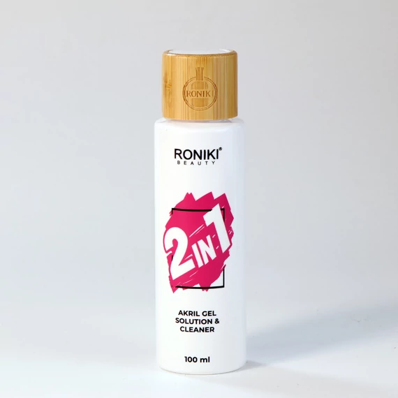 Roniki 2 in 1 akril gel solution & cleaner - 100ml