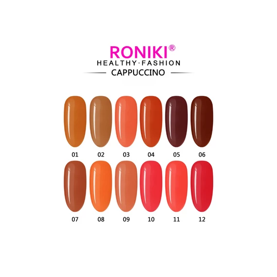 Roniki Cappucino széria hema free - 07 gél lakk