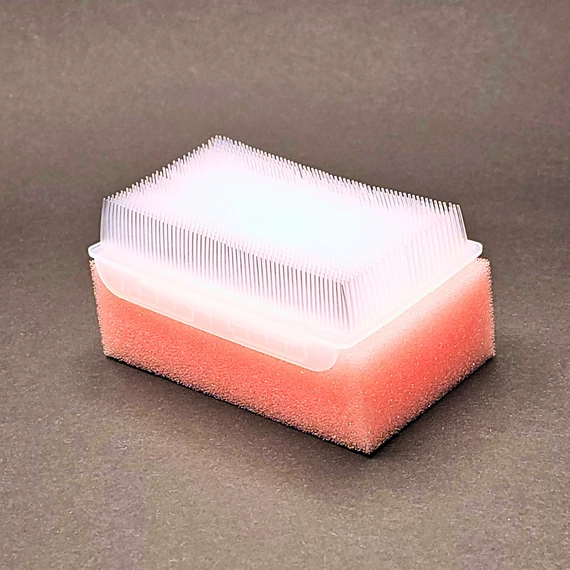Roniki szilikon portalanító kefe - pink