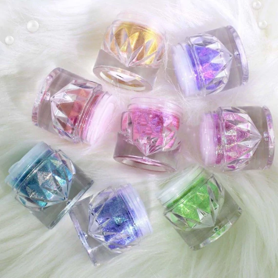 Roniki neon holographic chrome - #1 krómpor