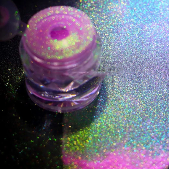 Roniki neon holographic chrome - #8 krómpor