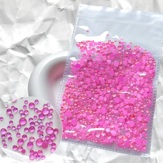 Roniki aurora pink pearl - SS4-SS20 méretben - 1440db