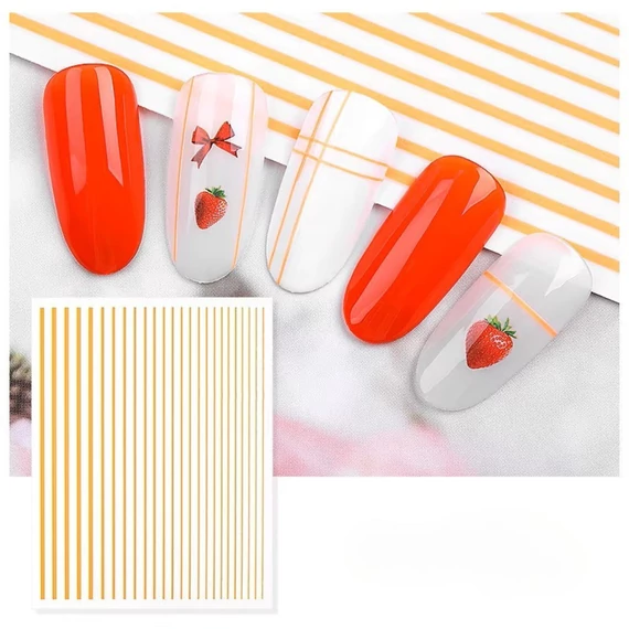 Roniki vonal matrica - öntapadó - fluorescence orange