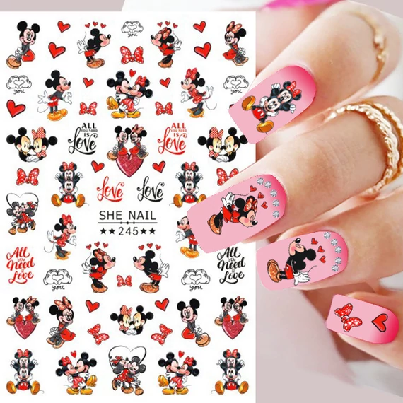 Roniki mesefigurás matrica - öntapadó - Mickey