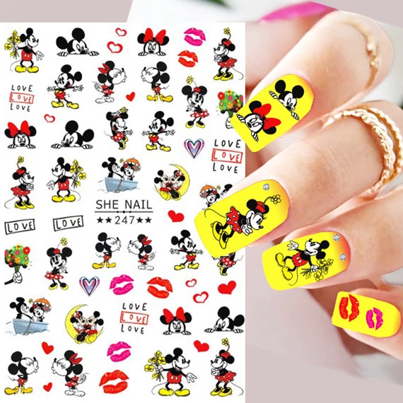 Roniki mesefigurás matrica - öntapadó - Mickey