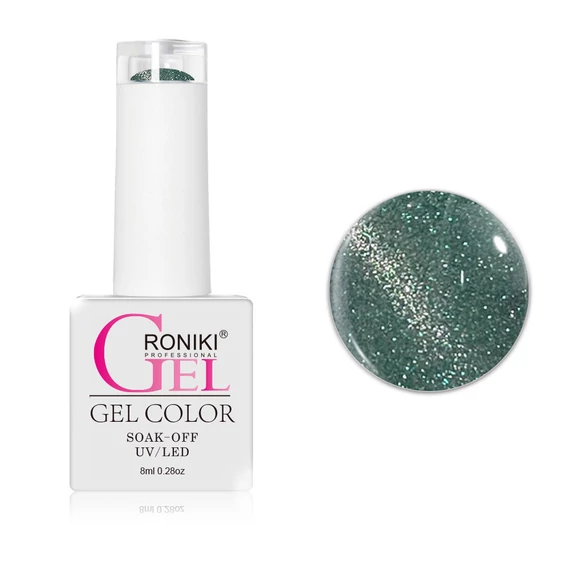 Roniki Reflective cat eye gél lakk 03 - mágnesezhető