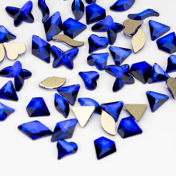Roniki csiszolt formakő mix - sapphire -  100db