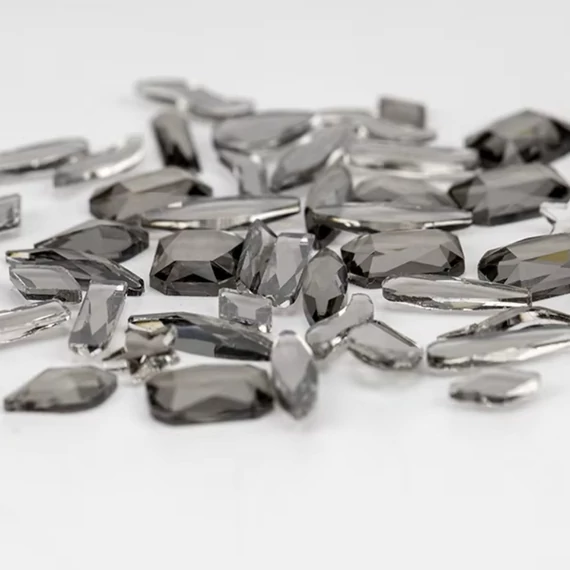 Roniki csiszolt formakő mix - transparent grey -  100db
