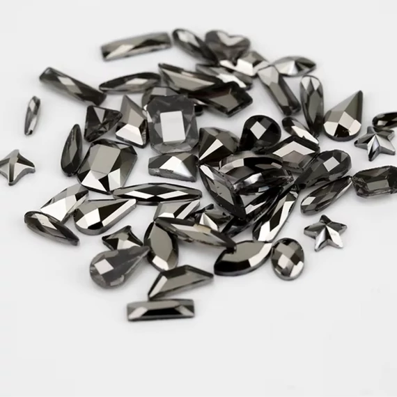 Roniki csiszolt formakő mix - hematite -  100db