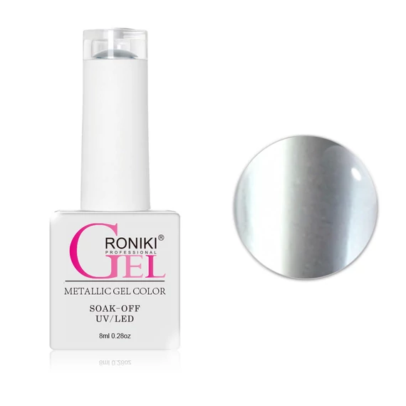 Roniki Metallic gél 01 - ezüst