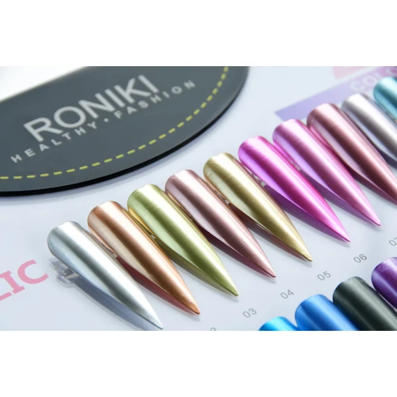 Roniki Metallic gél 08 - rózsaszín