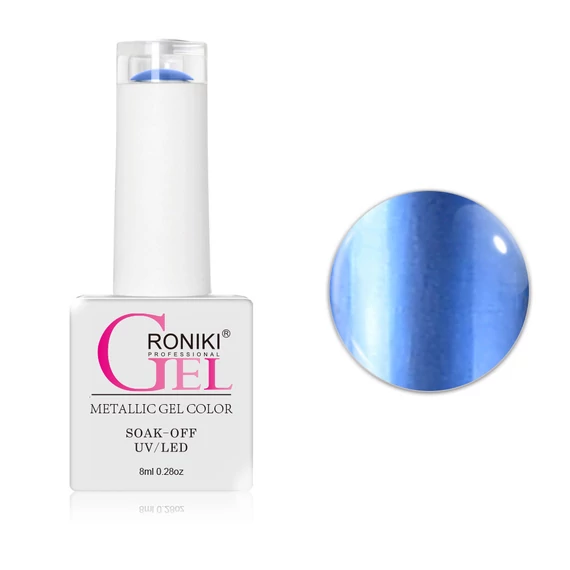 Roniki Metallic gél 16 - kék