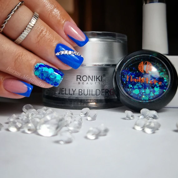 Roniki Vivid blue széria - 07 gél lakk