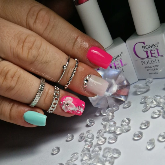 Roniki Rose red széria TPO free - 09 gél lakk