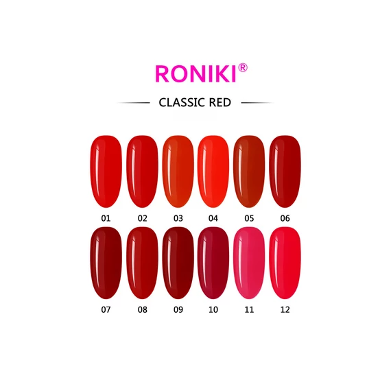 Roniki Classic red széria hema free - 11 gél lakk