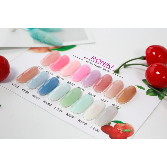 Roniki Pearl peach gél lakk box