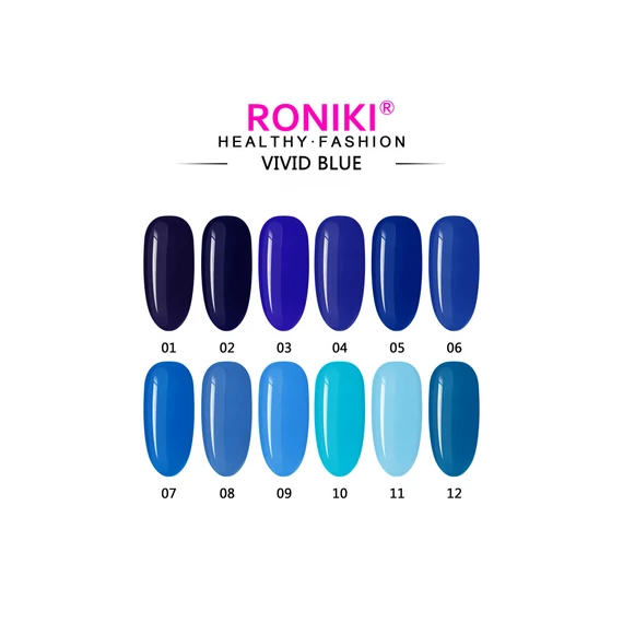 Roniki Vivid blue gél lakk box