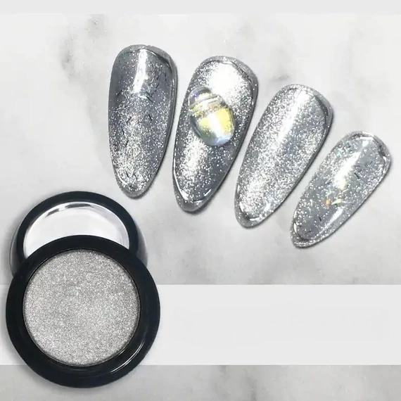 Silver cat eye pigment